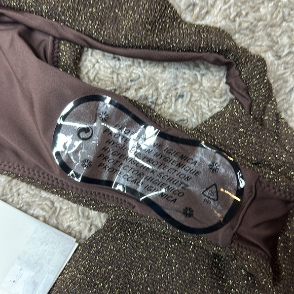 Good American BETTER BIKINI BOTTOM GSW0104 CHOCOLATE003 Size XL (4) - Picture 5 of 5